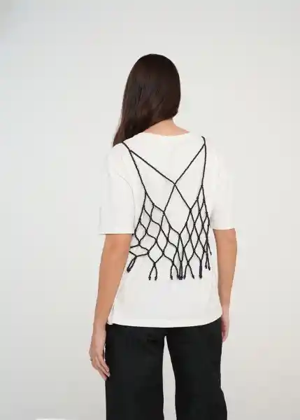 Top Mujer Negro Puro Ultraoscuro Talla XS/S 309g053 Naf Naf