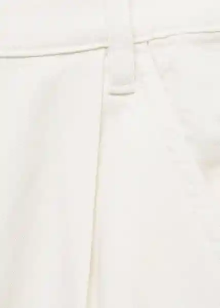 Jean Ona Off White Talla 36 Mujer Mango