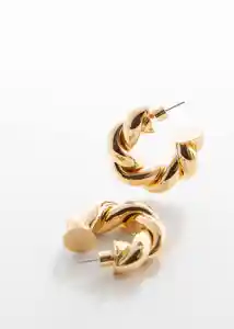 Pendientes Eugenia Oro Talla 99 Mujer Mango