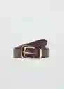 Cinturón Apen Chocolate Talla M Mujer Mango