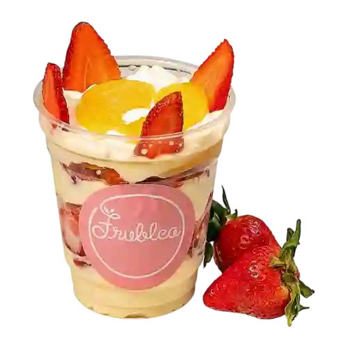 Fresas con Crema y Melocoton