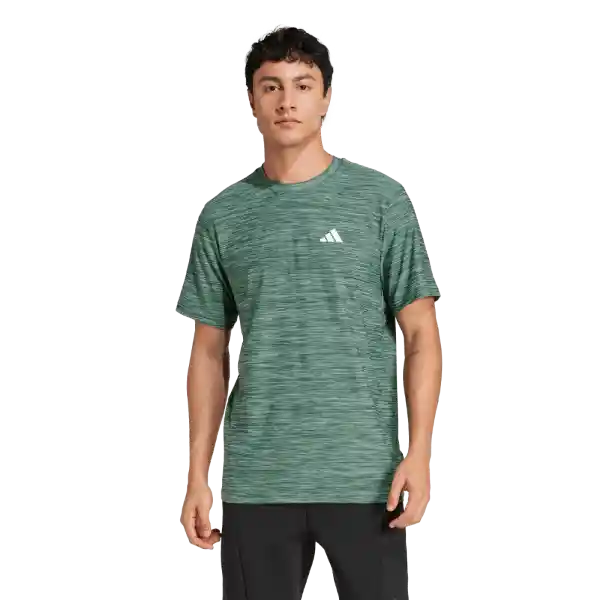 Adidas Camiseta Manga Corta Tr-Es Stretch T Hombre Verde T XL