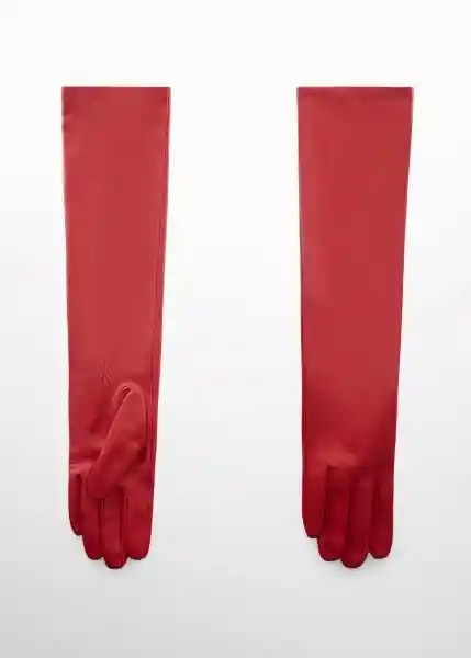 Guantes Gilda Rojo Talla M Mujer Mango