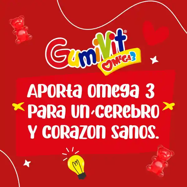 Gumivit Gomas con Omega 3 y Vitamina C