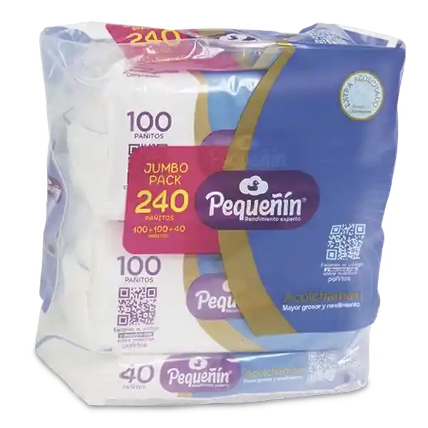 Pequeñin Pañito Húmedo Acolchamax