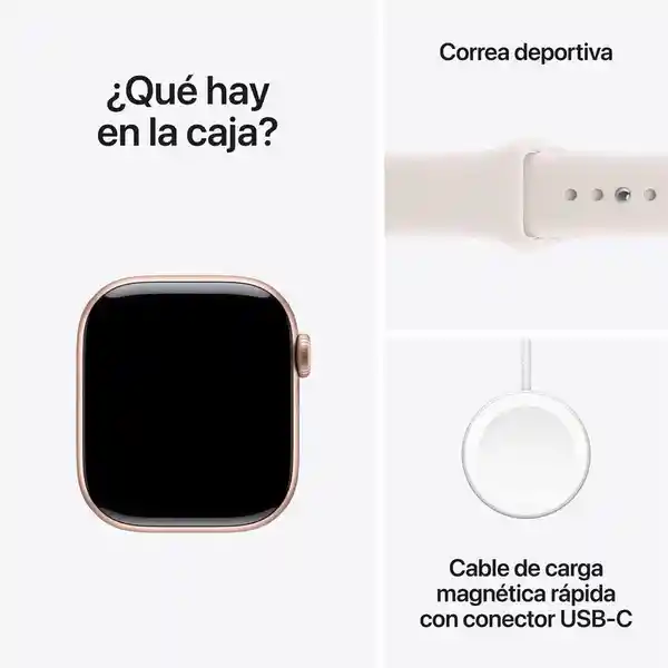 Apple Watch Series 11 GPS Rose Gold Aluminium 42 mm S/M