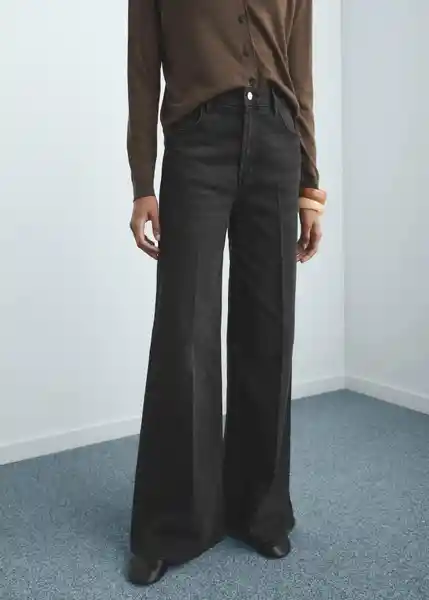 Jean Elise Tejano Negro Talla 36 Mujer Mango