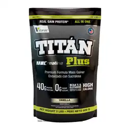 Titan Plus Vainilla Bolx2Lbs New