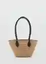 Bolso P Luis Chocolate Talla 99 Mujer Mango