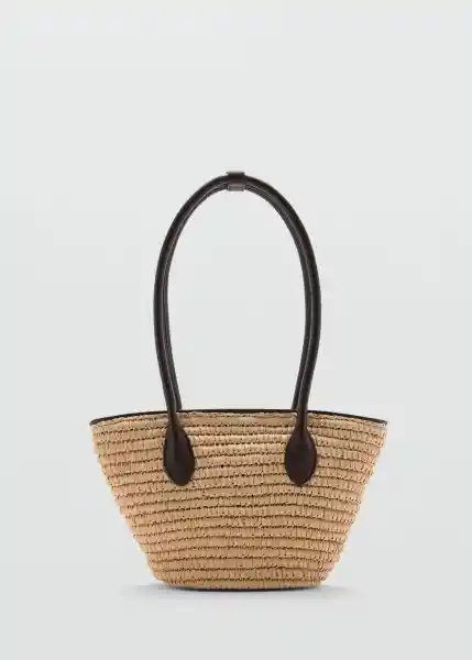 Bolso P Luis Chocolate Talla 99 Mujer Mango