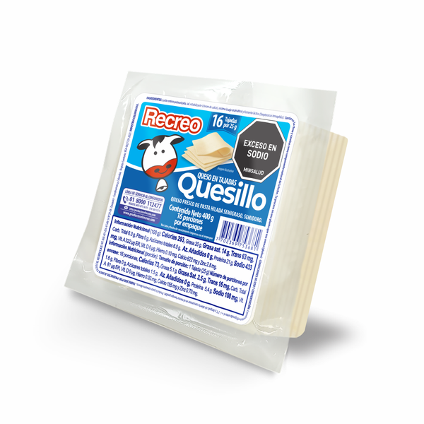 Recreo Quesillo Tajado 400 g