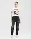 Camiseta Flamingos Graphic Tee Rosa Cósmico Claro XS Chevignon