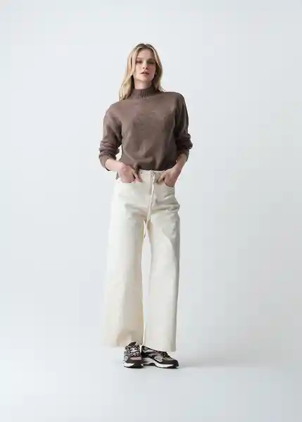 Tejido Mujer Café Seta Oscuro Talla M 083G066 Naf Naf
