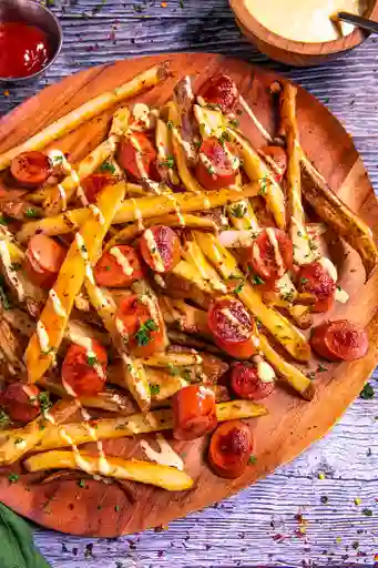 Salchipapa Choripapa