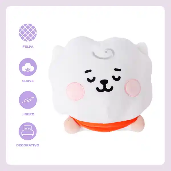 Peluche Baby Acostado rj Serie 13 in Bt21 Miniso