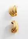 Pendientes Dalia Oro Talla 99 Mujer Mango