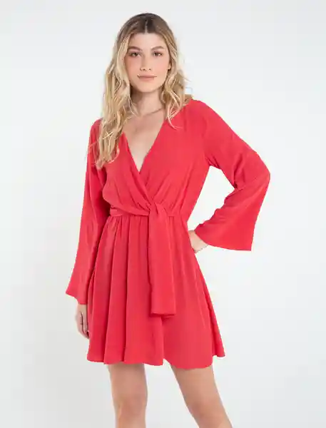 Vestido Mui Mujer Rojo Marte Oscuro Talla M Naf Naf