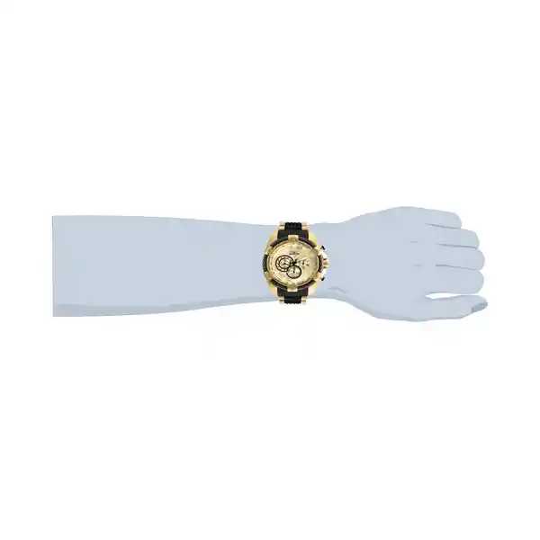 Invicta Reloj Hombre Dorado Negro 25526