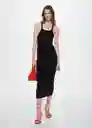 Vestido Jenny Negro Talla S Mujer Mango