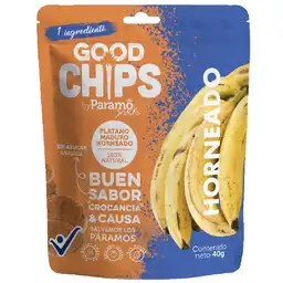 Good Chips Snack de Plátano Maduro Horneado 