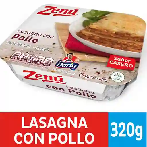 Zenú Lasagna Con Pollo