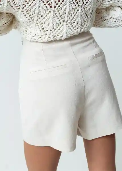 Falda Mujer Beige Arena Claro 6 441G370 Naf Naf