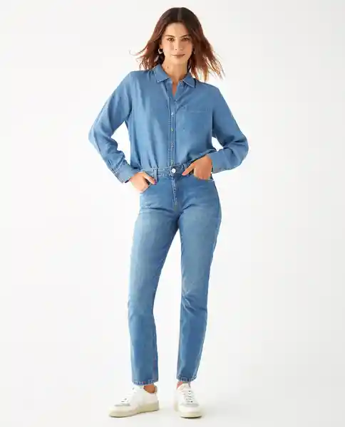 Jean Azul Rivera Medio Talla 8 - 679e002 Esprit