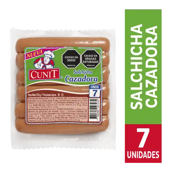 Salchicha Cazadora Cunit 218 g