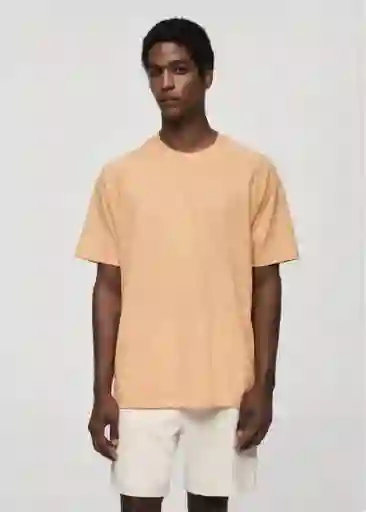 Camiseta Circo Naranja Talla M Hombre Mango