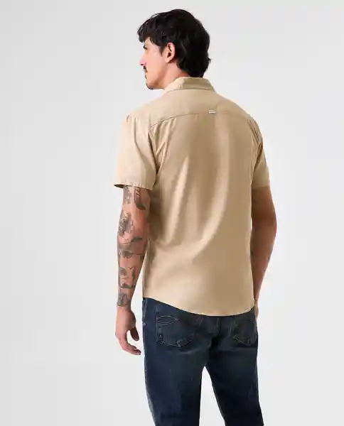 Camisa Hombre Beige Talla L 812G001_BEI161010 Americanino