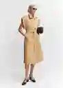 Abrigo Trench Asterix Camel Talla S Mujer Mango