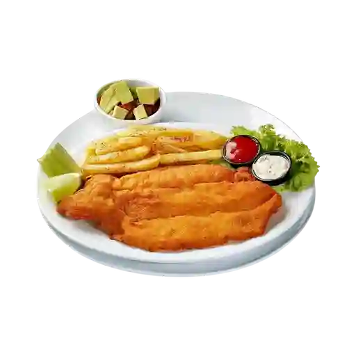 Filete de Pescado Apanado + Bebida de 12 Onzas
