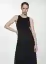 Vestido Amaya Negro Talla XS Mujer Mango