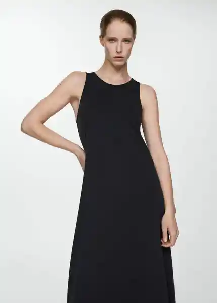 Vestido Amaya Negro Talla XS Mujer Mango