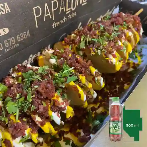 Combo Papa Chuzo Especial + Mr Tea Limón 500 ml