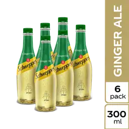 Gaseosa Schweppes Ginger Ale 300ML x 6 Unds