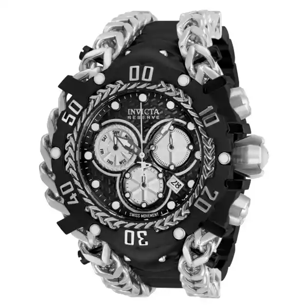 Inv Reloj Hombres Negro Acero 34435