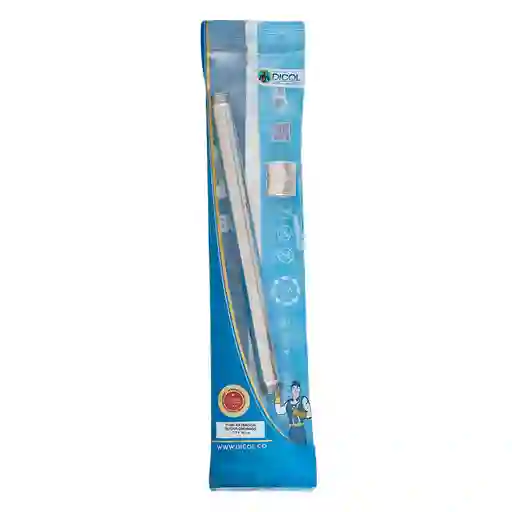 Dicol Tubo Ducha Cromado 1/2 x 30 cm