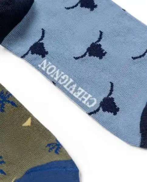 Pack Medias Ankle Masculino Talla 10-12 Sur999998 Chevignon