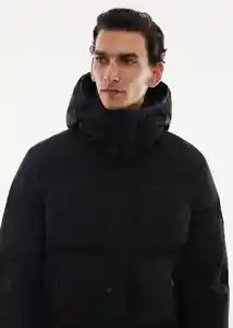 Chaqueta Anorak Oslo Negro Talla XXL Hombre Mango