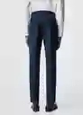 Pantalón Brasilia Navy Talla 48 Hombre Mango