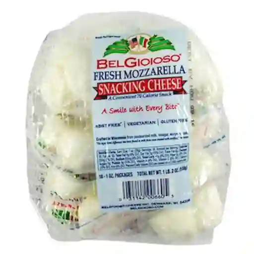 Belgioioso Queso Mozzarella Snacking Fresh
