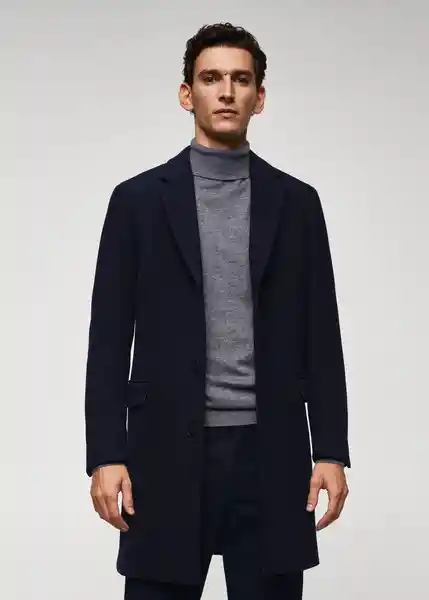 Abrigo Arizona Navy Talla XS Hombre Mango