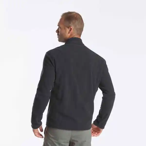 Quechua Saco Polar de Senderismo Para Hombre Negro Talla XL