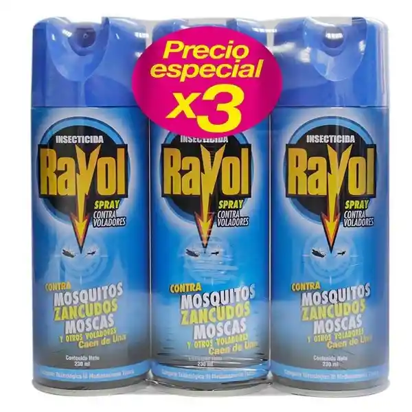 Rayol Insecticida Spray Contra Voladores