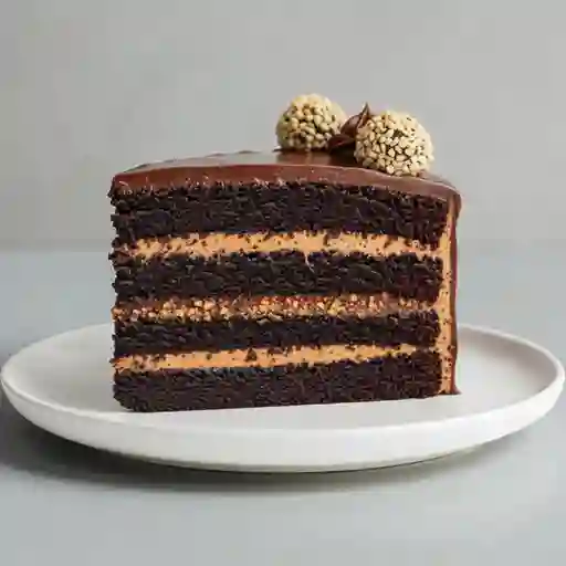Porción De Torta Ferrero Rocher