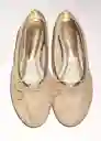 Zapatos Amelia1 Oro Talla 38 Mujer Mango