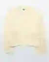 Suéter Tejido Mujer Blanco Talla Medium 1557106 American Eagle