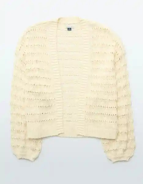 Suéter Tejido Mujer Blanco Talla Medium 1557106 American Eagle