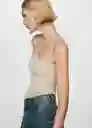 Top Paulina Piedra Talla XS  Mujer Mango